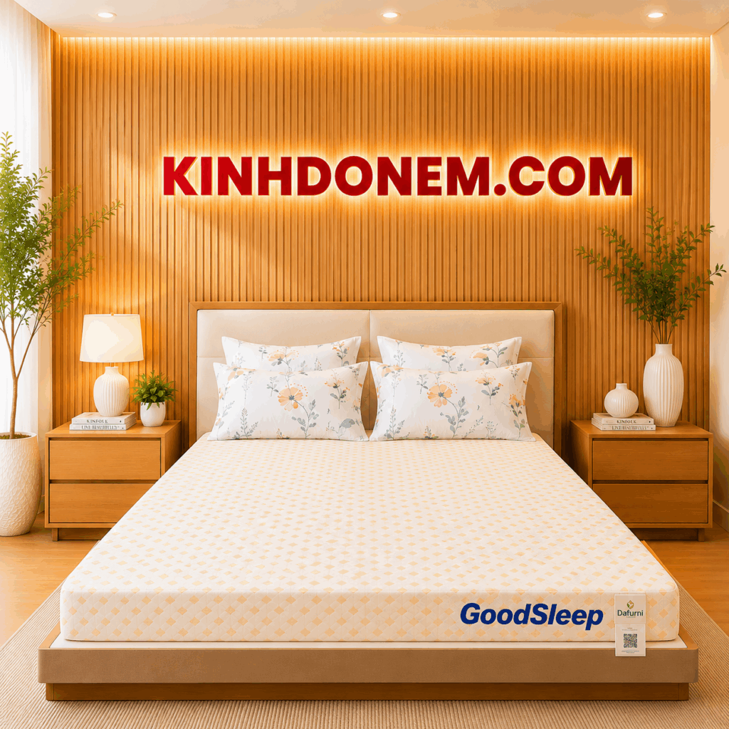 Nệm cao su foam hoạt tính GoodSleep Celina nâng đỡ cơ thể êm ái