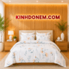 Bộ chăn ga gối cao cấp Tencel Lenzing mềm mịn thoáng mát sang trọng cho phòng ngủ hiện đại