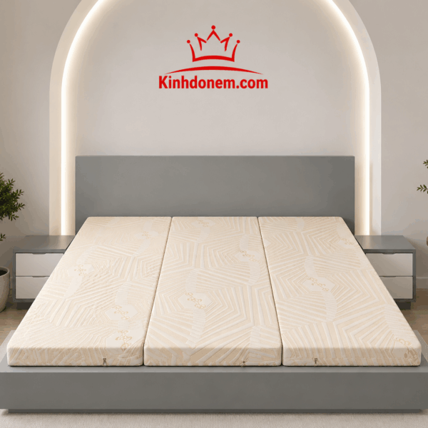 Nệm bông ép gấp 3 Fairy HQ bền đẹp tiện lợi cho không gian phòng ngủ