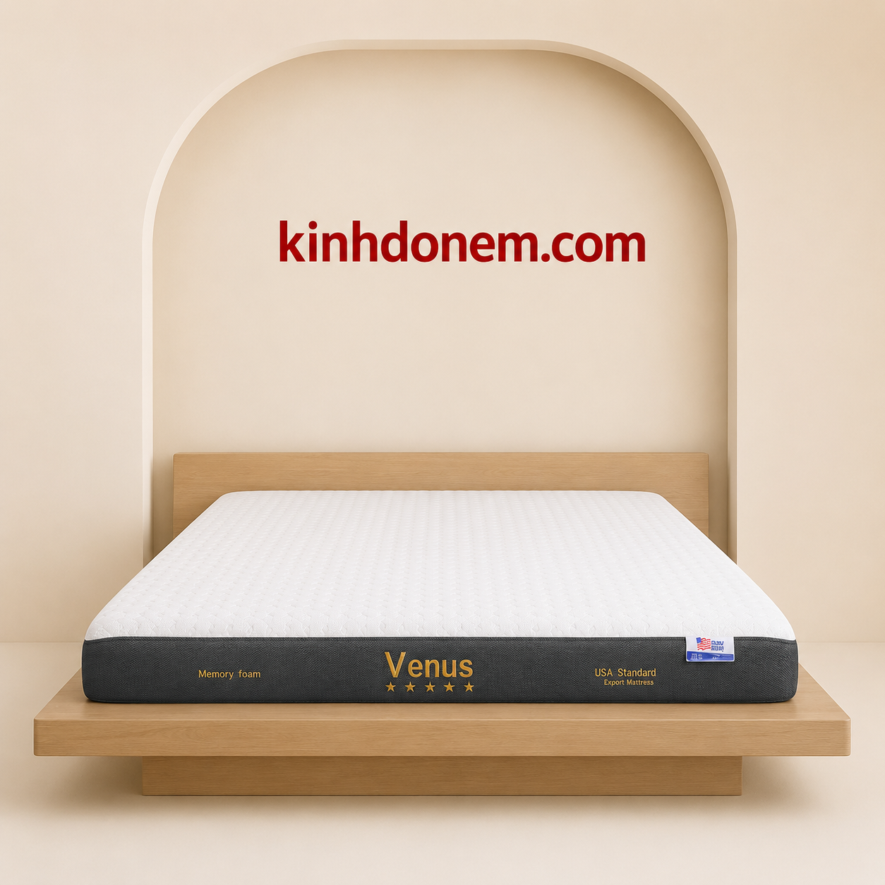 Nệm Foam Xuất Khẩu Venus Việt Mỹ cao cấp hỗ trợ nâng đỡ cơ thể