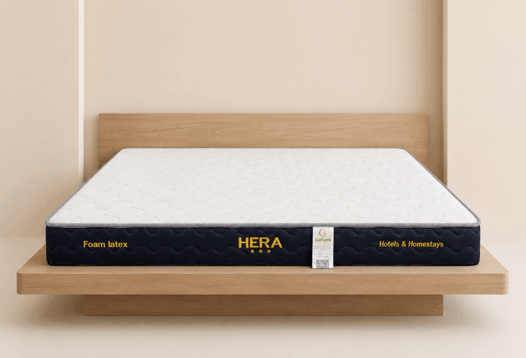 Nệm FoamLatex Hera Việt Mỹ đàn hồi tốt nâng đỡ cơ thể êm ái