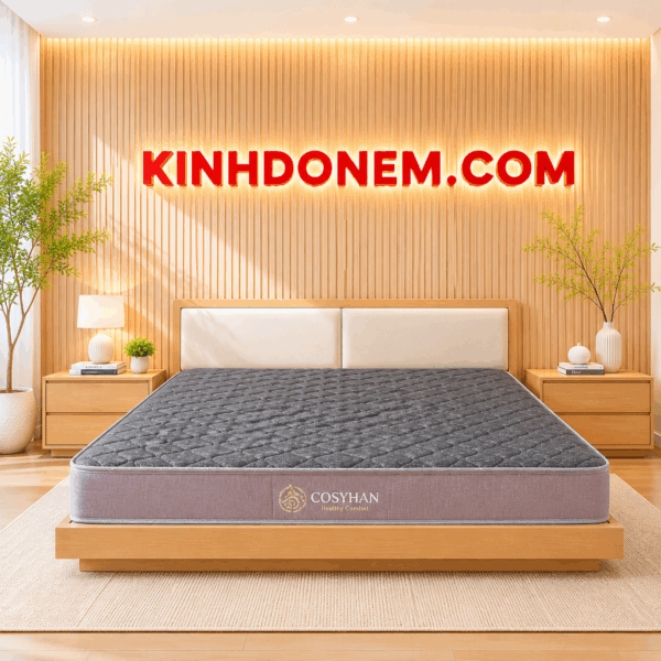 Nệm bông gấp gọn, tiện lợi cho gia đình dễ di chuyển
