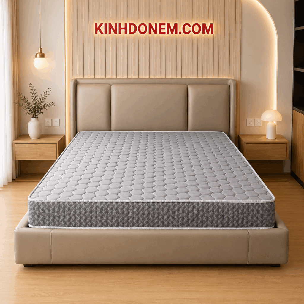 Nệm Foam Cao Cấp GoodNight Celina 2 viền siêu bền thiết kế hiện đại, nâng đỡ êm ái và bền đẹp theo thời gian