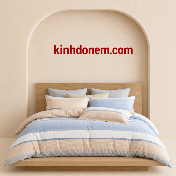 Bộ chăn ga lụa Tencel 40s gia đình cao cấp mềm mại thoáng mát thiết kế sang trọng cho phòng ngủ hiện đại