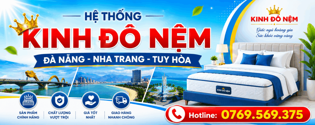 Kinh Đô Nệm - Phân Phối Nệm Cao Su - nệm Foam