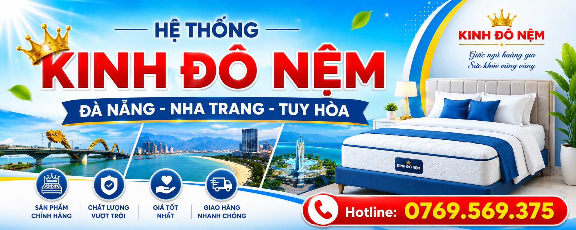 Kinh Đô Nệm - Phân Phối Nệm Cao Su - nệm Foam