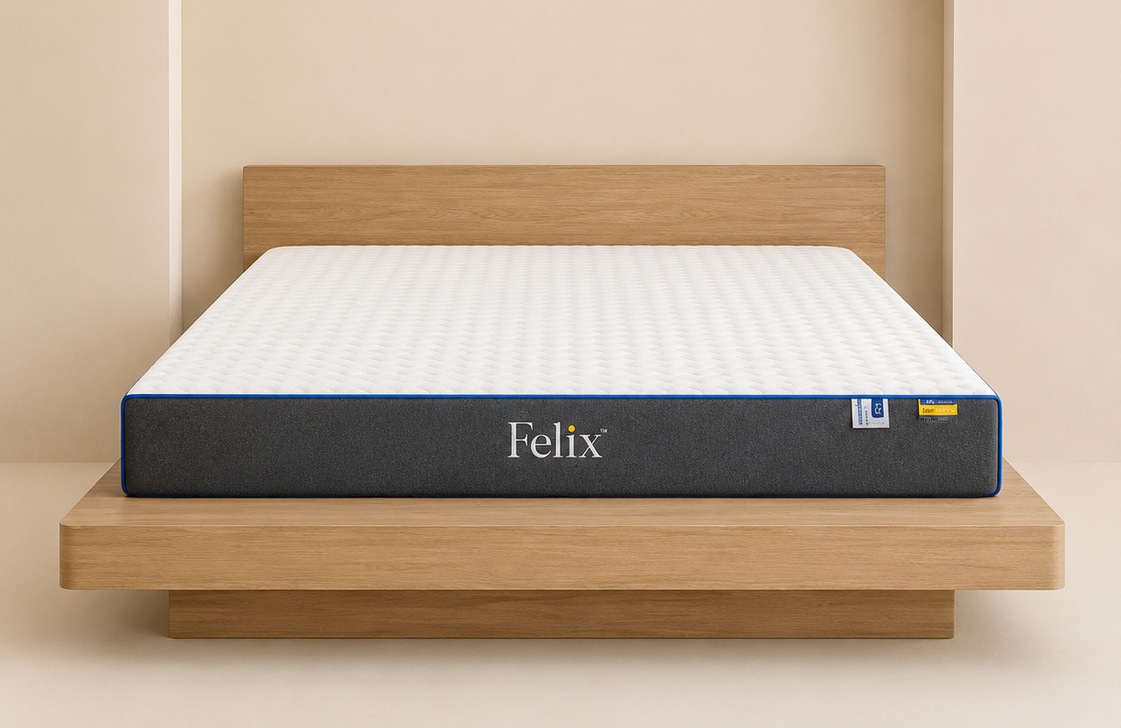 Nệm cao su thiên nhiên Felix than hoạt tính cao cấp thoáng khí khử mùi nâng đỡ cơ thể êm ái