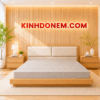 Nệm cao su thiên nhiên 100% Kim Đỉnh than hoạt tính cao cấp đàn hồi tốt thoáng khí và hỗ trợ giấc ngủ êm ái