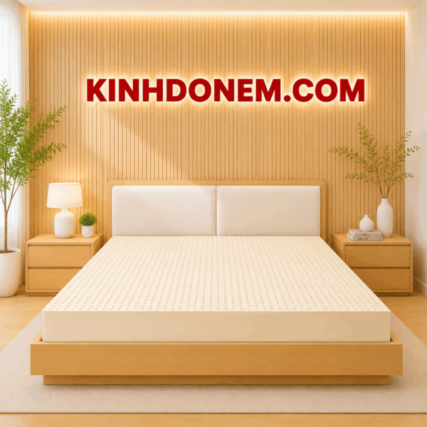 Nệm cao su thiên nhiên Vạn Thành Standard đàn hồi tốt thoáng mát và bền bỉ