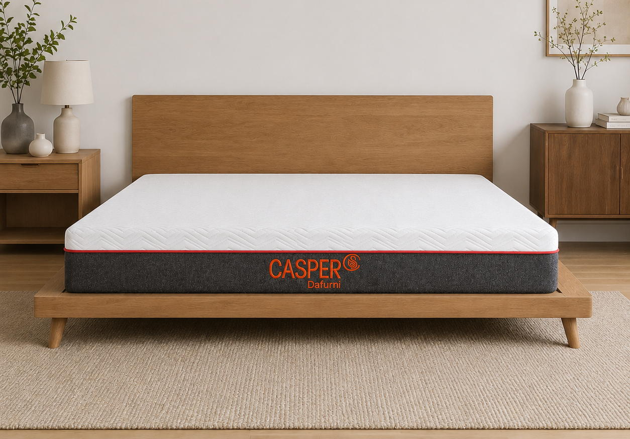Nệm Foam Cứng Cao Cấp Casper Việt Mỹ thiết kế hiện đại, nâng đỡ chắc chắn, phù hợp phòng ngủ gia đình và khách sạn
