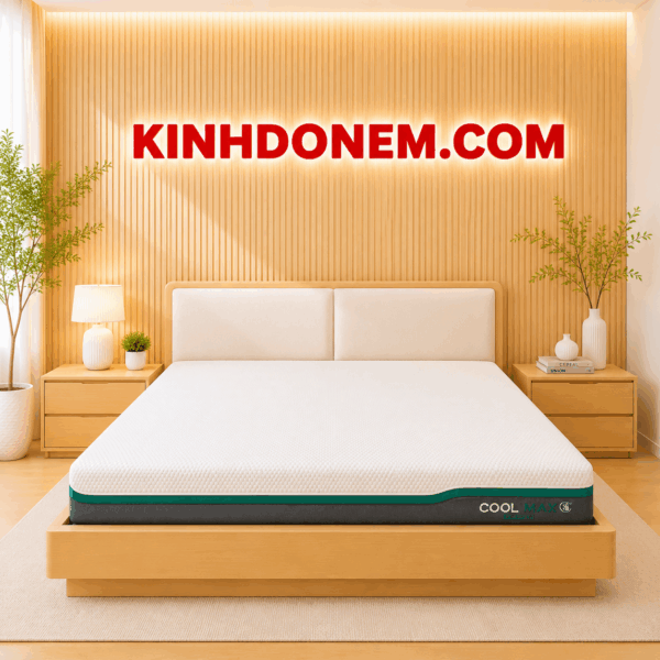 Nệm MemoryFoam CoolMax siêu êm cao cấp thoáng mát nâng đỡ cơ thể và hỗ trợ giấc ngủ thoải mái