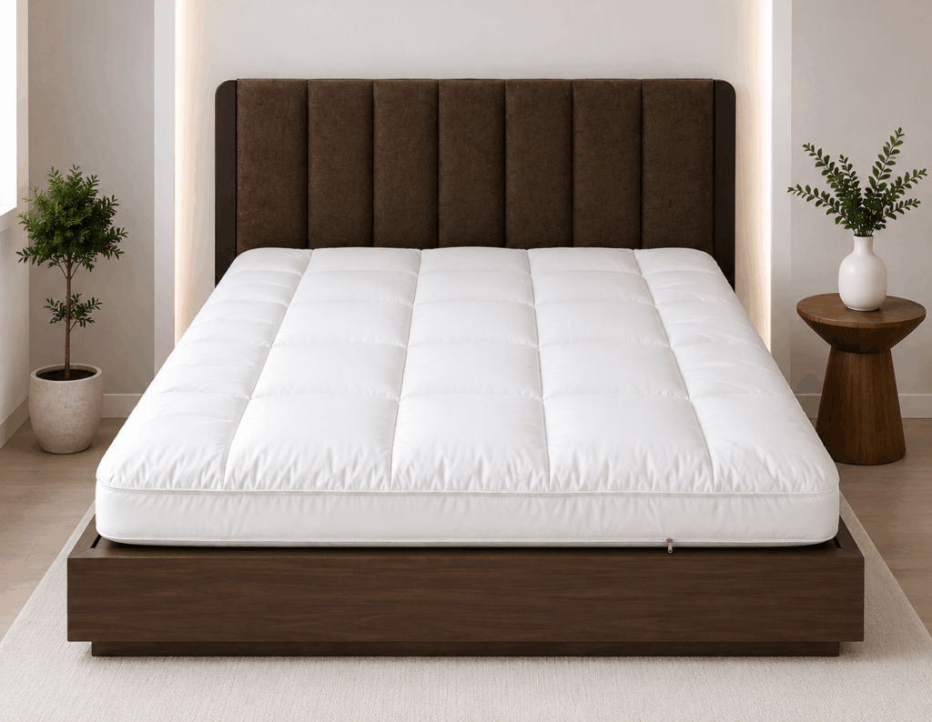 Topper tăng cường nệm Microfiber cao cấp mềm mại êm ái và thoáng mát