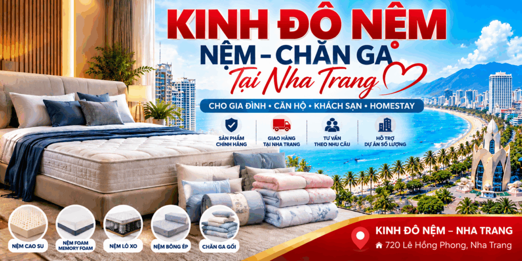 cửa hàng nệm tại Nha Trang